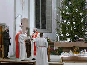 Darstellung des Herrn mit Kerzenweihe und Blasiussegen (Foto: Karl-Franz Thiede)